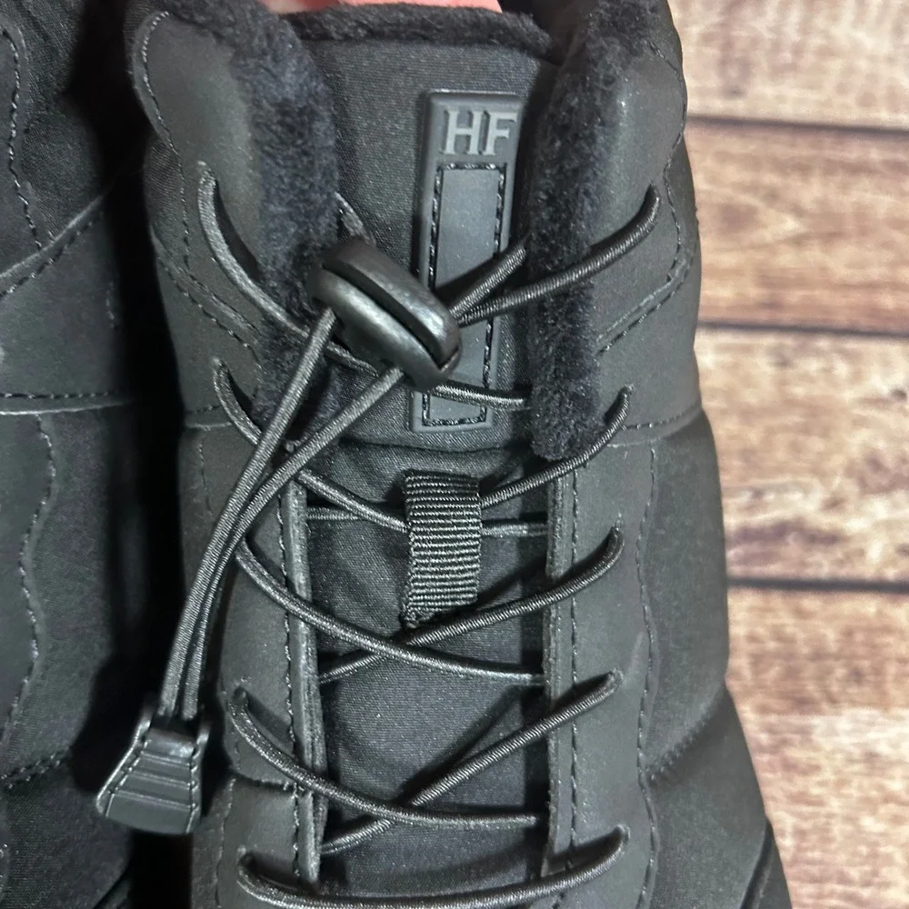 Healthy Freedom HF Barefoot Winter Boots Black Fleece Lined Wide Toe Box Size 40